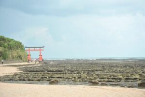 青島神社の鬼の洗濯岩