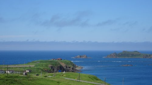 礼文島の風景