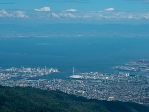 六甲山からの景色