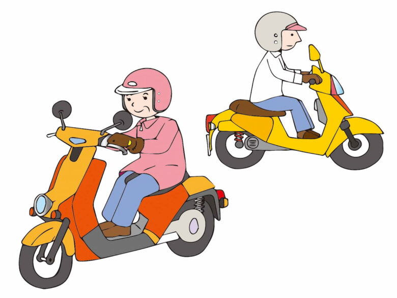 電動バイクイラスト