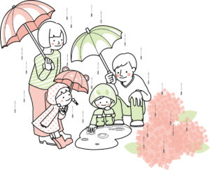 雨の日