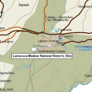 ランス・オ・メドー国定史跡,歴史、価値、世界遺産、場所、日本からのルート