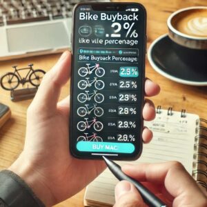 高評価のバイク買取業者をリストアップしている画面