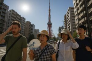 日本の猛暑を表す日常風景
