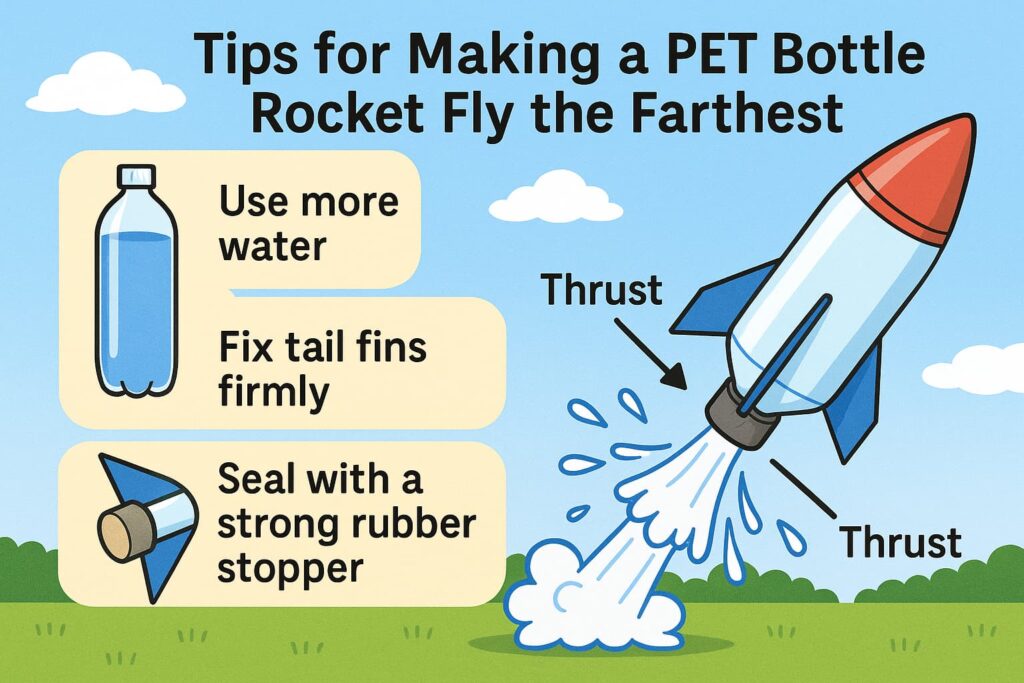 最も遠くまで飛ばすためのロケット作成テクニック